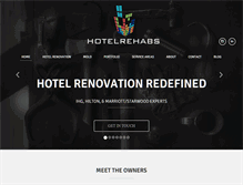 Tablet Screenshot of hotelrehabs.com